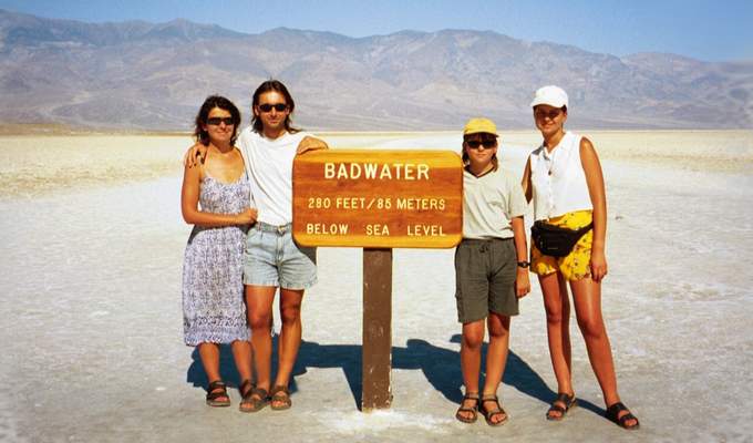 kompci v Death Valley